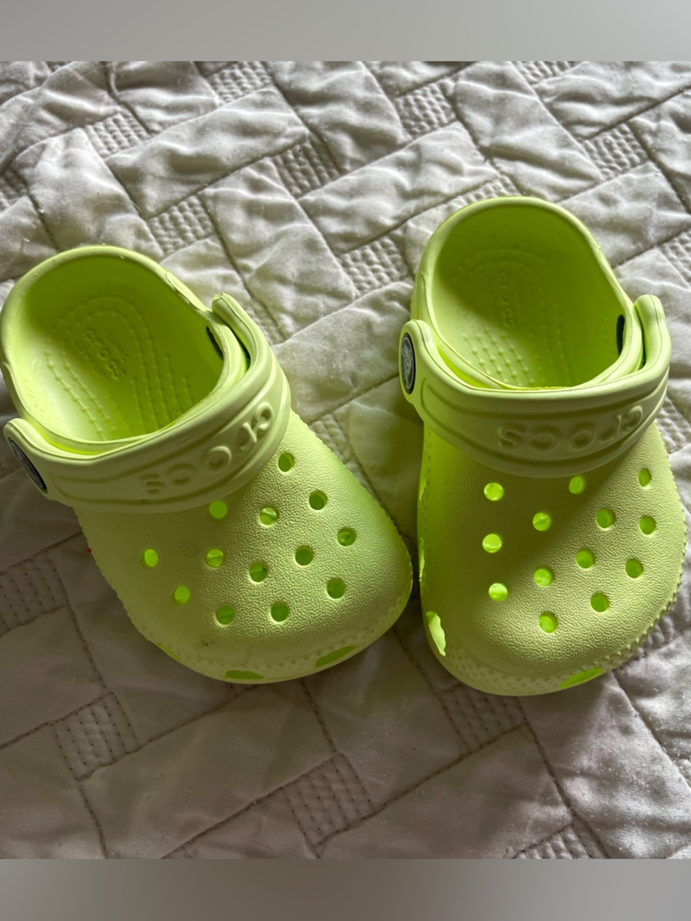 Green Baby Crocs - Picture 2 of 4